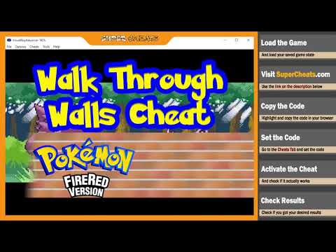 Pokémon Fire Red Walkthrough Walls Cheat