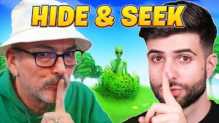 BushCampDad Joins SypherPK's Fortnite Hide & Seek!