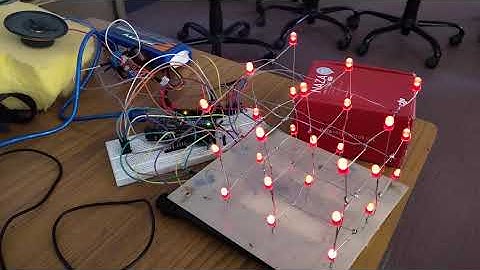 Jingle Bells Tone with LED cube and Arduino