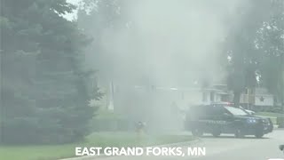 Thursday Afternoon, East Grand Forks Car Fire