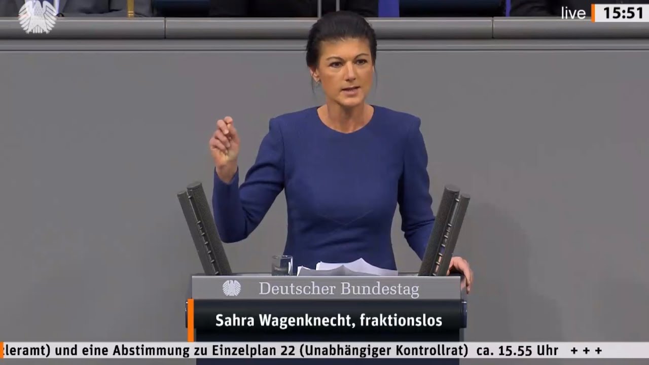 Rede von Sahra Wagenknecht auf dem BSW-Bundesparteitag am 27.01.2024