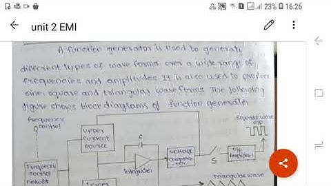 AF SINE WAVE AND SQUARE WAVE GENERATOR AND FUNCTION GENERATOR. (EMI)