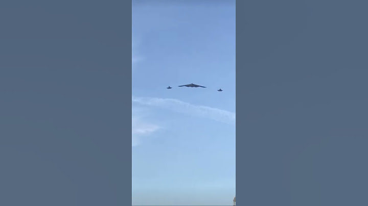 B2 스텔스폭격기 위엄