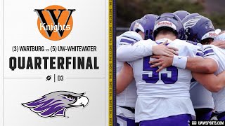 #3 Wartburg vs. #5 UW-Whitewater Highlights | D3 Football Quarterfinals 2023