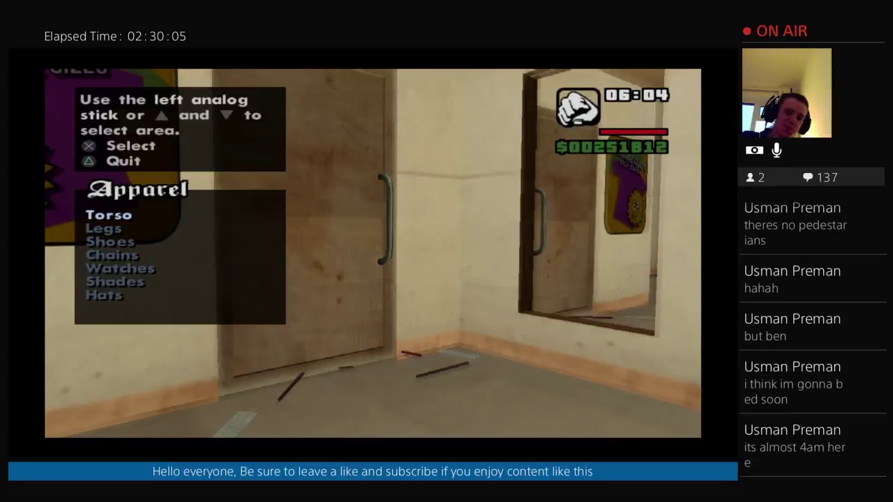 GTA San Andreas Livestream (spinjumpking livestreams #12)