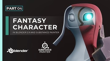 Fantasy character in Blender 2.9 and Substance Painter -Part 4/4