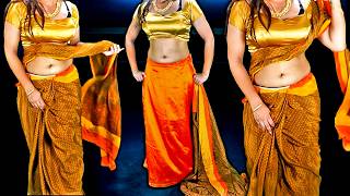 The Best Way To Wear A Crepe Silk Saree To A Party Italian Crepe Silk Saree D