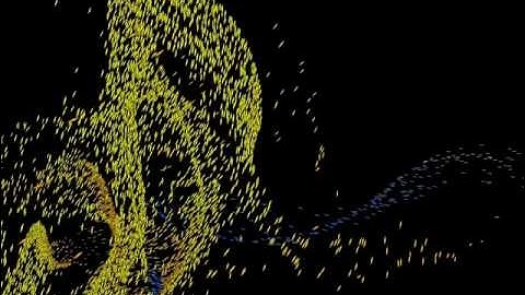 GPU based Flow Visualization using Ellipsoid Particles