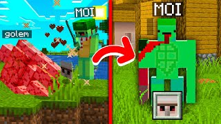 Je dois finir Minecraft mais je peux voler les pouvoirs des mobs..