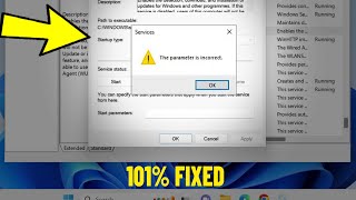 The parameter is incorrect Error in Windows 11 / 10 /8/7 Services | How To Fix Parameter Incorrect ✅