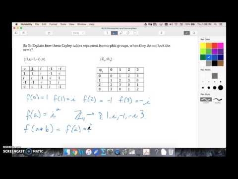 IB Further 4.12 Ex3: Show Isomorphism