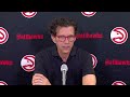Hawks vs. Pistons Postgame Press Conference: Quin Snyder