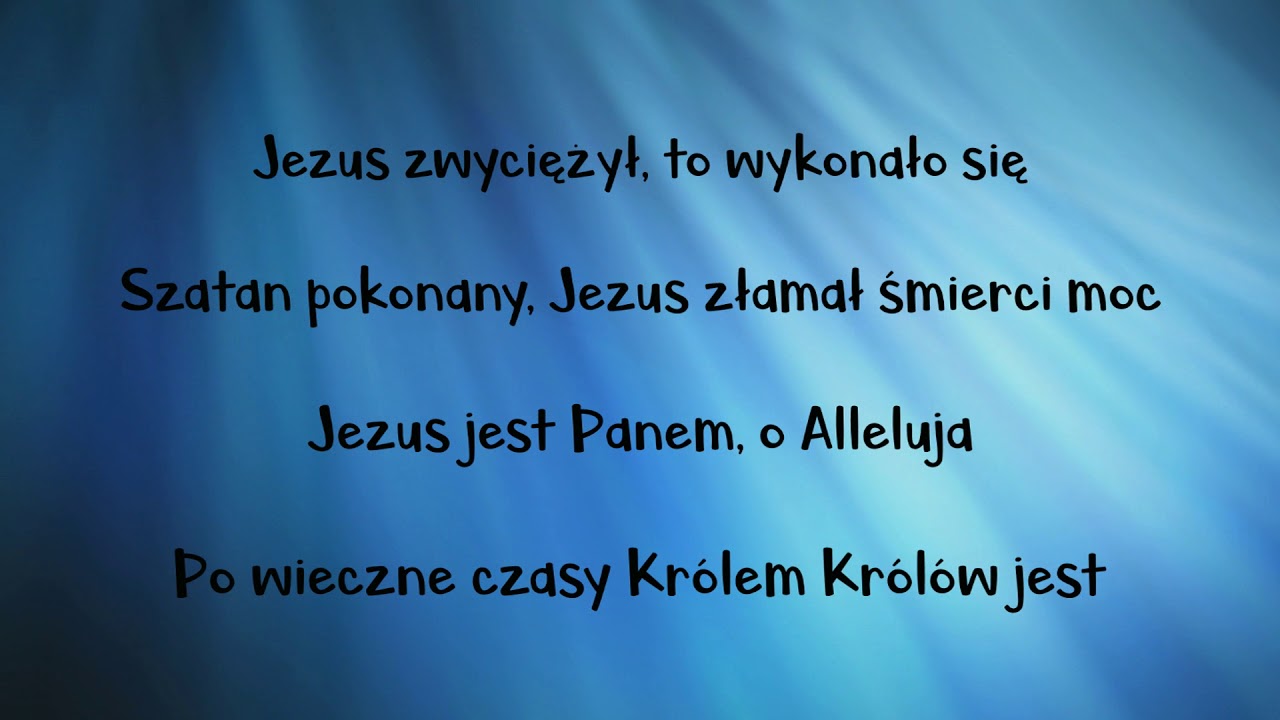 Jezus zwyciężył! muzyka relaksacyjna