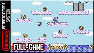 Moai Kun - Full Game 100% Walkthrough (NES)