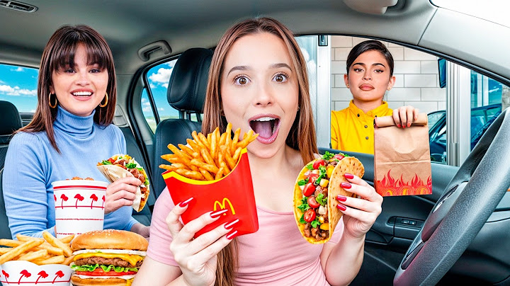 24 Hours of Trying Celebrity Favorite Fast Food | Laura Mejia