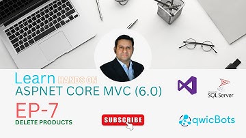ASPNET CORE CRUD WITH EF CORE HANDS ON TUTORIAL | DELETE PRODUCTS