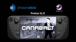 Canabalt - Steam Deck Gameplay | Endless Runner