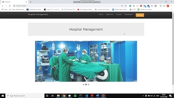 Hospital Management Website Navigation Video | Django 3 | Python 3.8.2 | sqlite3