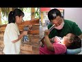 Maya goes the dentist, Thanks to the help of kind people Huyen was able to buy wood to build house