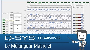 Q-SYS Level One Training  |  The Matrix Mixer (FR)