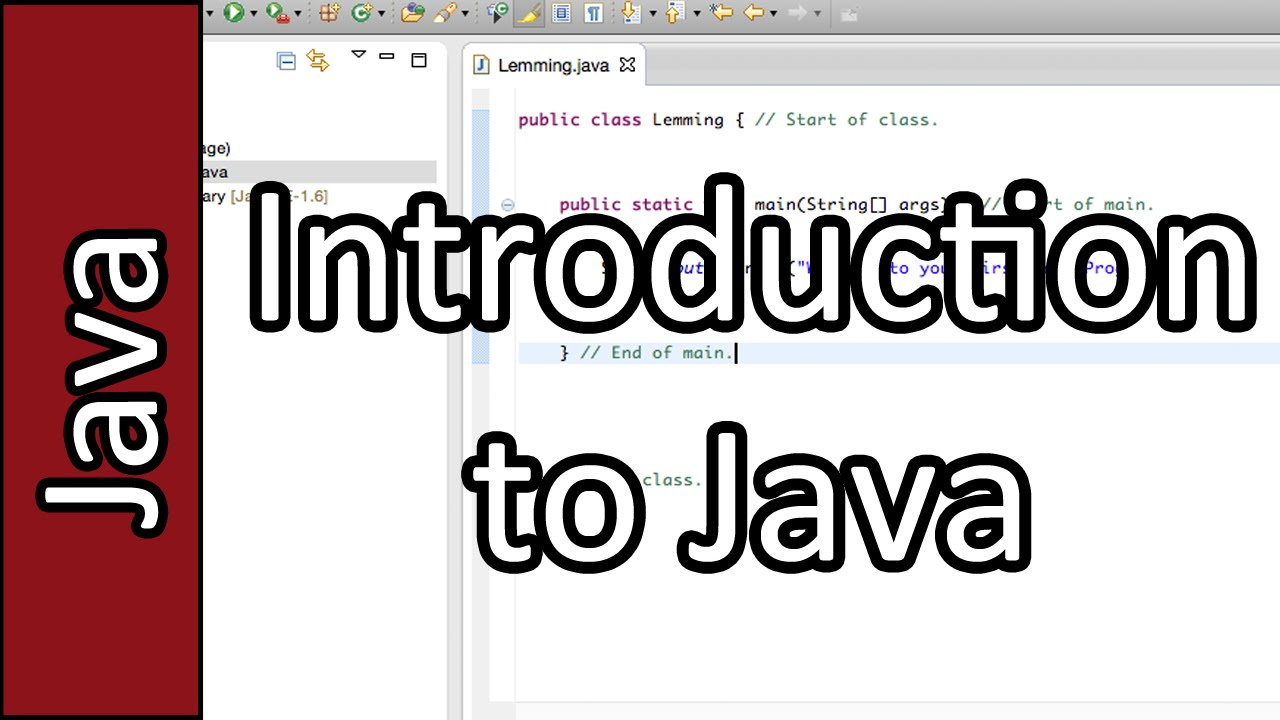 Learn Java as a First Programming Language - Java Programming Tutorial #1 (PC / Mac 2015)