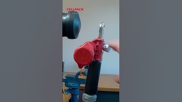 Installation of a CTKS T-shaped separable coupling connector #assembly #mediumvoltage #plugin