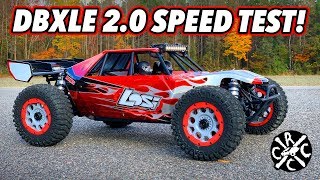 Losi DBXLE 2 Speed Test. How Fast Can This 1/5 Scale Desert Buggy Go On 8S?