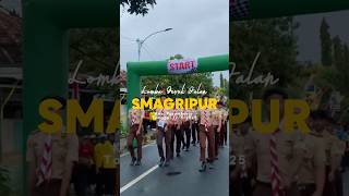 Sma Pgri Purwoharjo Mengikuti Kegiatan Gerak Jalan Dalam Memperingati Hut Ke-80 Ri