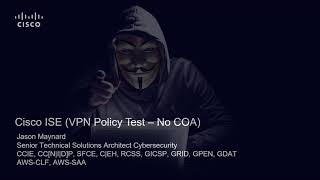 Cisco Identity Services Engine: VPN Use Case Test - No COA screenshot 3