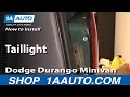 How to Replace Tail Light 1998-2003 Dodge Durango