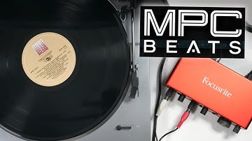 MPC Beats Sampling - Turntable Setup