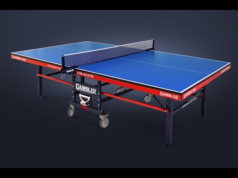 Теннисный стол Gambler DRAGON blue (США), бейне 1