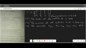 Class 12 Maths | Matrices Exercise 5A Q1(iii) to Q1(v) |RS Aggarwal Solutions | Techno Math Learning