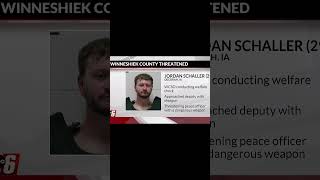 Winneshiek County man arrested for allegedly threatening deputy with shotgun