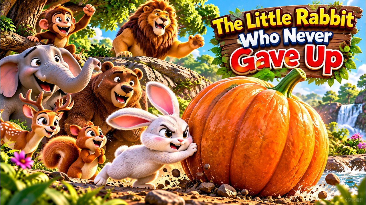 🐰 The Little Rabbit Who Never Gave Up! | Inspiring Animal Story for ...