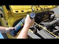 Recharge AC in 2001 Jeep Wrangler with ACPro