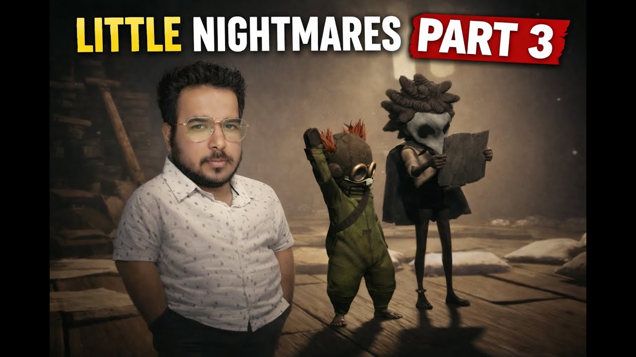 I DIDN'T EXPECT THIS FIRST MONSTER..! (Little Nightmares III)