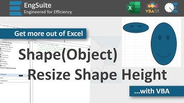 Resize Shape Height - Excel VBA
