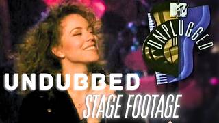 Mariah Carey  Mtv Unplugged undubbed Stage Footage 1992