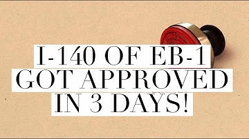 I-140 of EB-1 With Premium Processing Approved in 3 Days