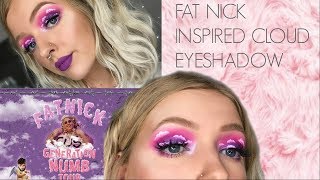 PINK & PURPLE CLOUD EYES EYESHADOW TREND TUTORIAL | FAT NICK GENERATION NUMB INSPO | roseanndarcy
