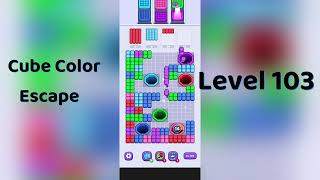🧩 Cube Color Escape Level 103 Walkthrough | Step-by-Step Guide 🎮 | Go Answer