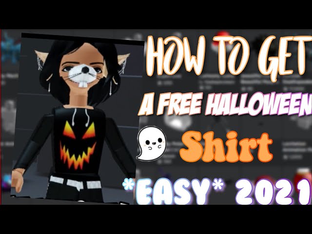 How to make a FREE Halloween Shirt on Roblox! (NO premium needed!) 