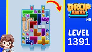 Drop Away Level 1391 Solution Walkthrough
