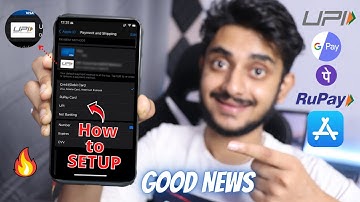 How to add UPI Payment Method in iPhone | Setup UPI GPAY & RuPay Card for Apple App Store Payments