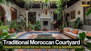 Transform Your Patio into a Traditional Moroccan Courtyard: Tips and Inspirations