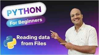12.3 Reading data from files | File Handling | Python