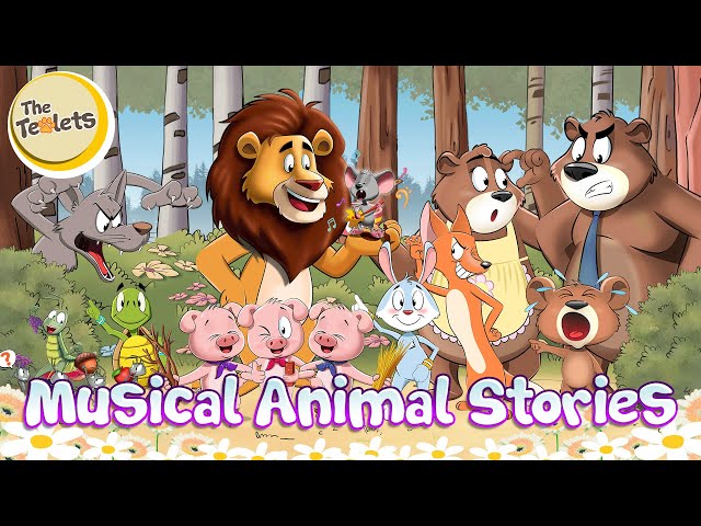 The Animal Kingdom Musical Stories I Three Little Pigs I Lion and Mouse I Big Bad Wolf I The Teolets class=
