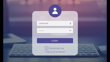 UI Login Violet Design - Tutorial Adobe Illustrator