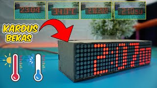 Tutorial Cara membuat Jam digital Led dot matrix MAX 7219 | Arduino Nano 328P